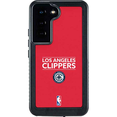 NBA Los Angeles Clippers Standard Red Galaxy S24 Waterproof Case